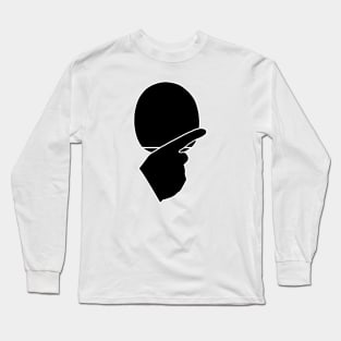 Table tennis player hand holding racket Long Sleeve T-Shirt